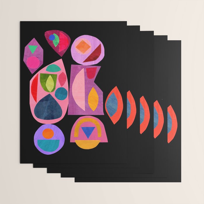 Midnight Mirror Wrapping Paper Gallery Image 3