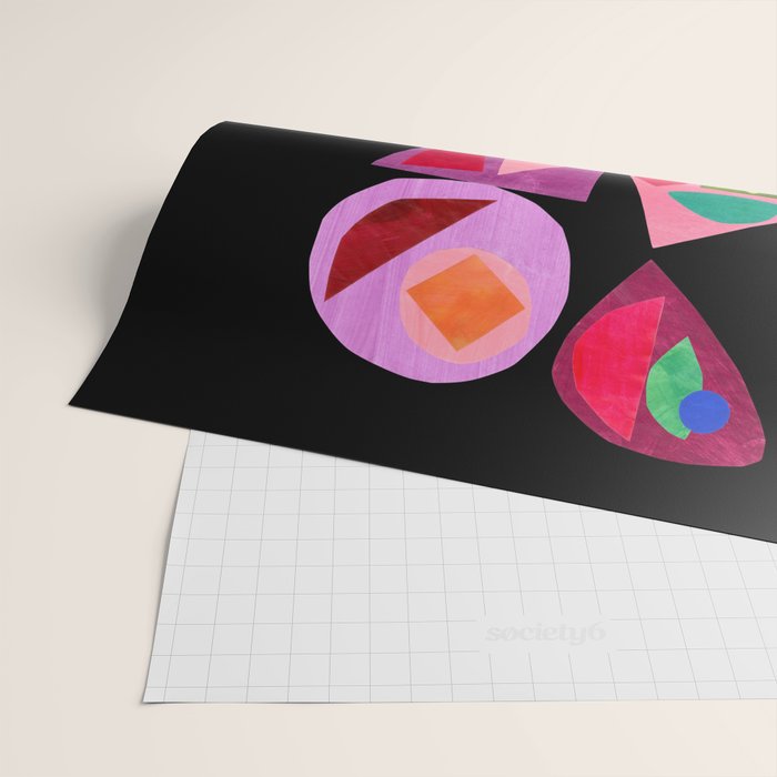 Midnight Mirror Wrapping Paper Gallery Image 2