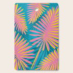 Bright Tropical Palms Cutting Board Gallery Image 1