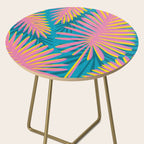 Bright Tropical Palms Side Table Gallery Image 2