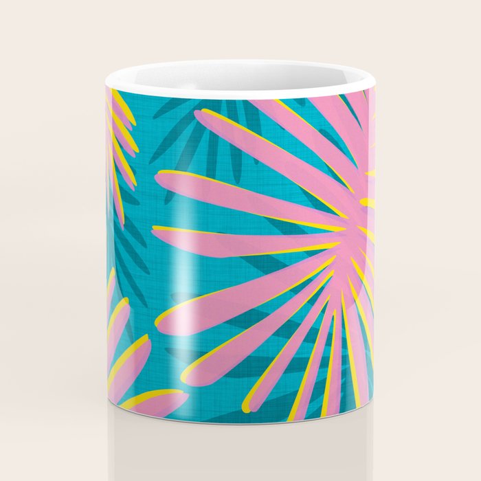 Bright Tropical Palms Coffee Mug Gallery Image 4