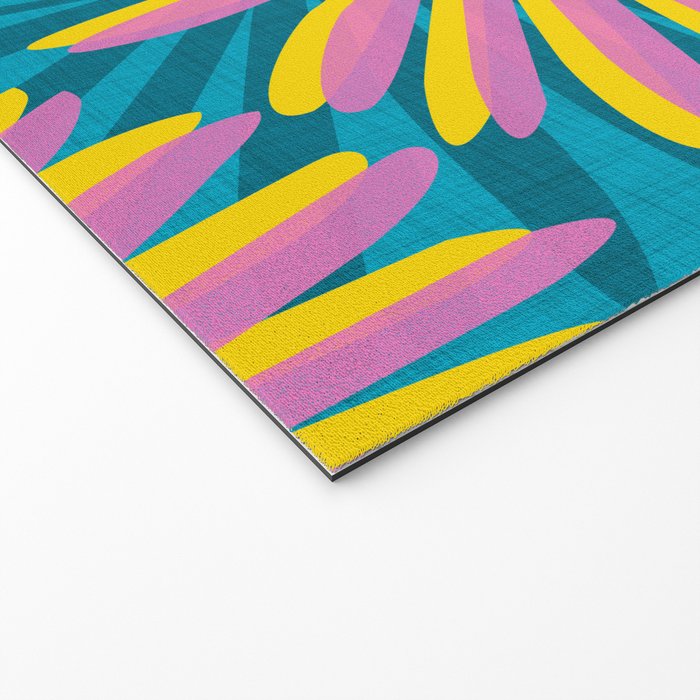 Bright Tropical Palms Welcome Mat Gallery Image 2