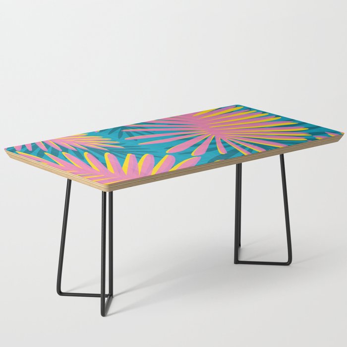Bright Tropical Palms Coffee Table Gallery Image 1