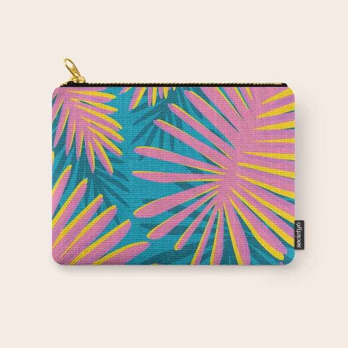 Bright Tropical Palms Carry All Pouch Gallery Image 1