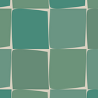 Flux Midcentury Modern Check Grid Pattern in Jade Green Coffee Mug Gallery Image 2