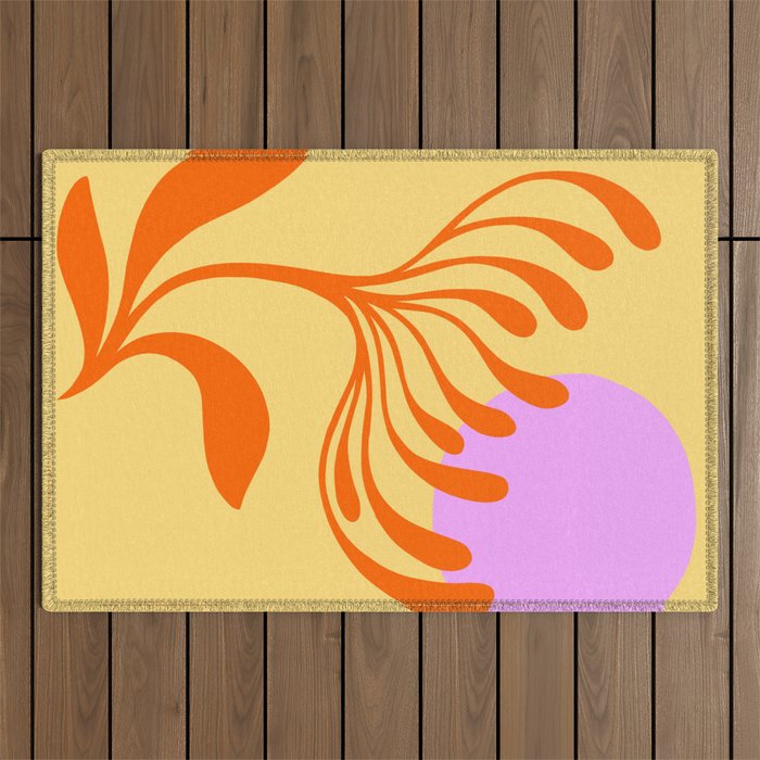 Matisse Poster 3. Flower & Sun cut-outs Outdoor Rug Gallery Image 1