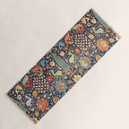Enchanted Mythical Beasts 17th Century Persian Rug Print Yoga Mat Gallery Image 1