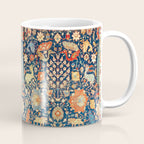 Enchanted Mythical Beasts 17th Century Persian Rug Print Coffee Mug Gallery Image 1
