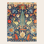 Enchanted Mythical Beasts 17th Century Persian Rug Print Poster Gallery Image 4