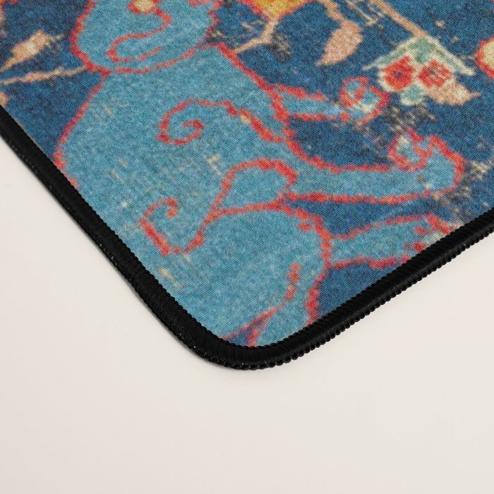 Enchanted Mythical Beasts 17th Century Persian Rug Print Desk Mat Gallery Image 4