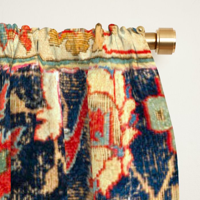 Enchanted Mythical Beasts 17th Century Persian Rug Print Window Curtain Gallery Image 2