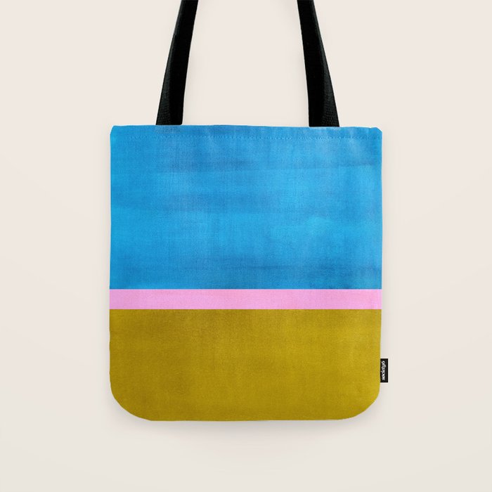 Olive Green Marine Colorfield Tote Bag Gallery Image 1
