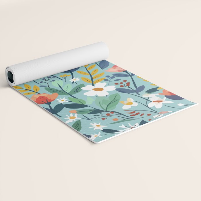 Whimsy Floral Infusion Yoga Mat Gallery Image 2