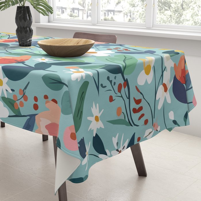 Whimsy Floral Infusion Tablecloth Gallery Image 3