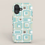 Retro Rectangles Mid Century Modern Geometric Vintage Style iPhone Case Gallery Image 1