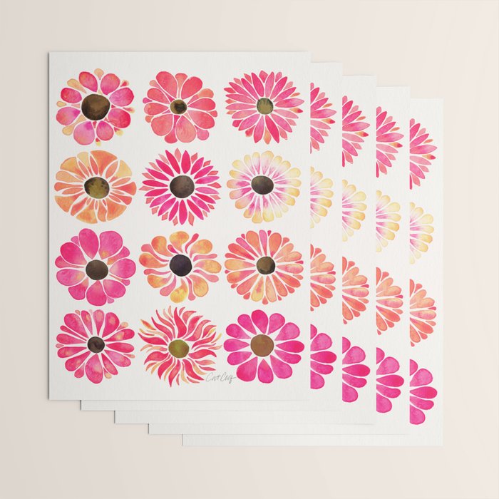 Flower Power - Pink Wrapping Paper Gallery Image 3