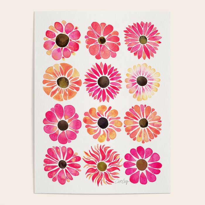 Flower Power - Pink Poster Gallery Image 4