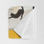 Palm Springs Home â Yellow & Blue Throw Blanket Gallery Image 3