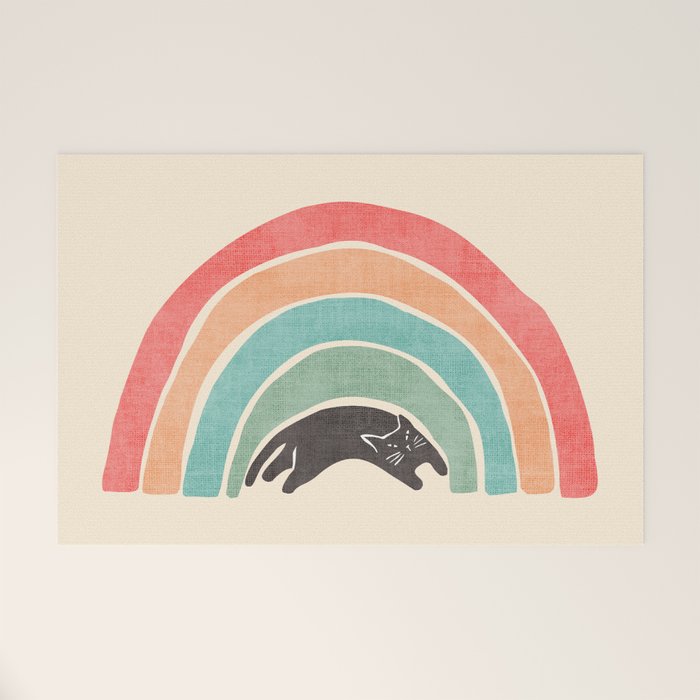 I'ma wittle wainbow Welcome Mat Gallery Image 1