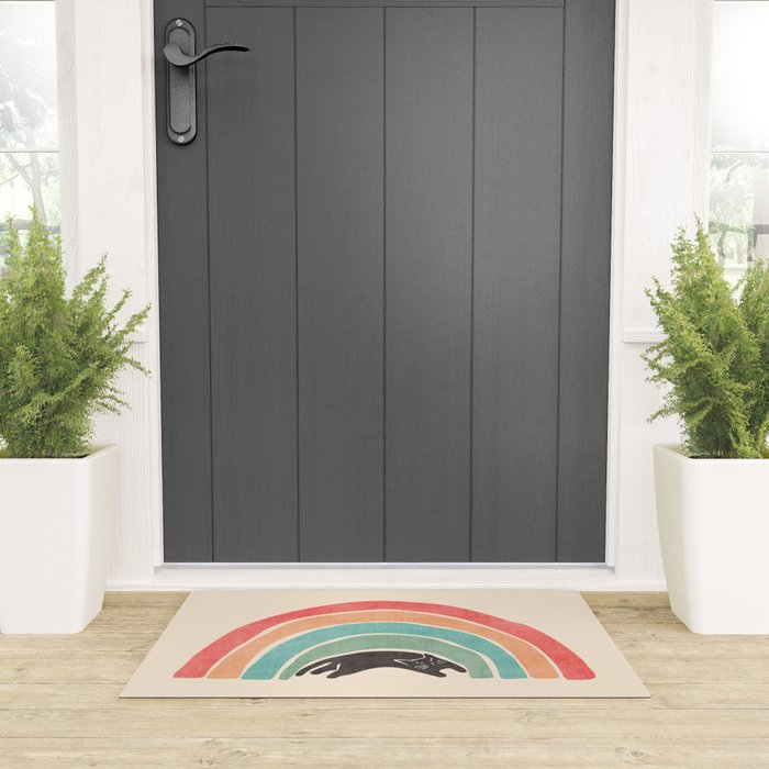 I'ma wittle wainbow Welcome Mat Gallery Image 3