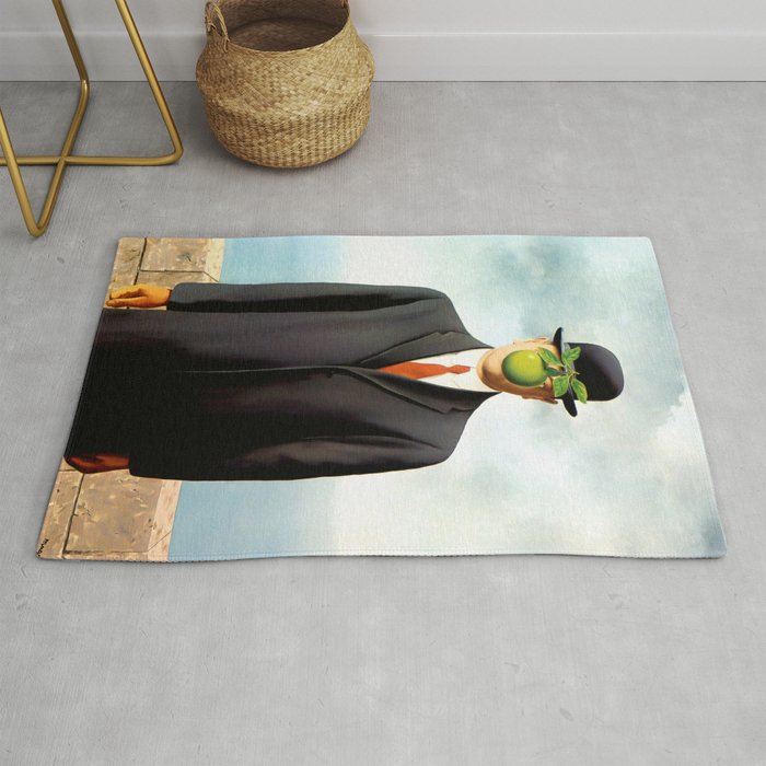 Rene Magritte The Son of Man, 1964 Artwork, Tshirts, Posters, Prints, Bags, Men, Women, Youth Rug Gallery Image 1