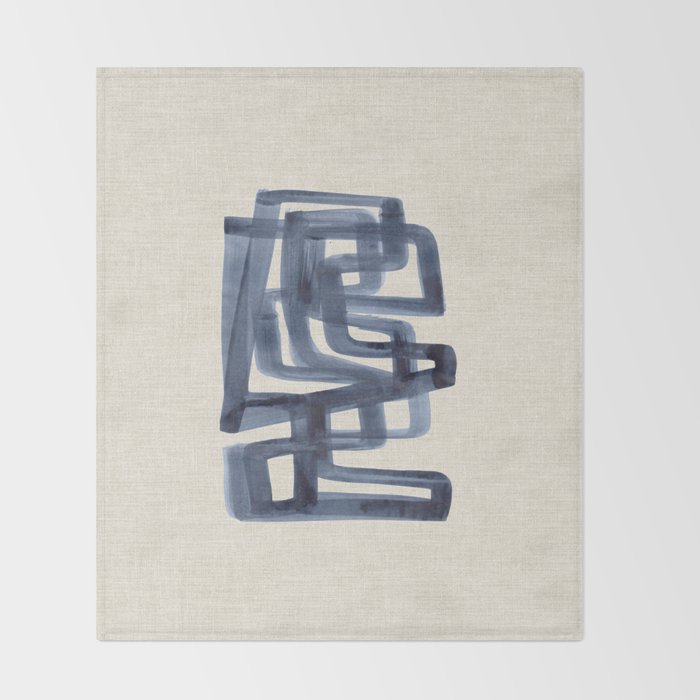 Winter Streets Throw Blanket Gallery Image 2