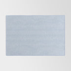 linen textured stripes - coastal blue Rug Gallery Image 2