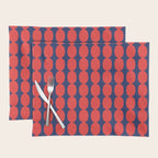 Ember and Navy Bubble Chain Placemat Gallery Image 1