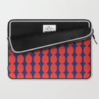 Ember and Navy Bubble Chain Laptop Sleeve Gallery Image 2