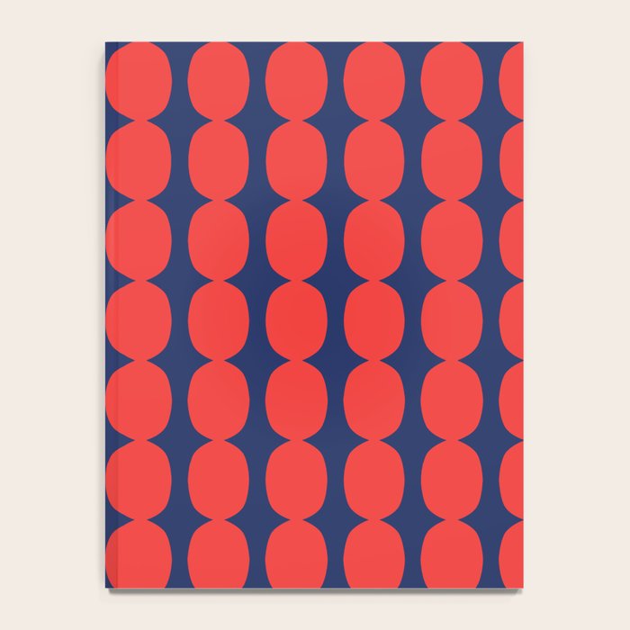 Ember and Navy Bubble Chain Notebook Gallery Image 4