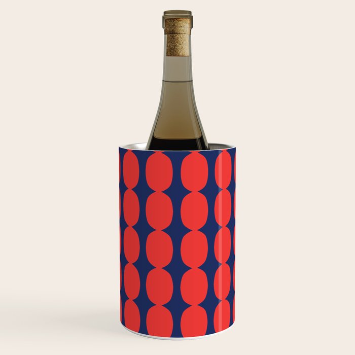 Ember and Navy Bubble Chain Wine Chiller Gallery Image 1