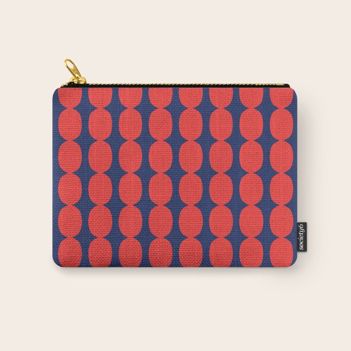 Ember and Navy Bubble Chain Carry All Pouch Gallery Image 1