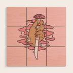 Mushroom Dagger Wood Wall Art Gallery Image 1