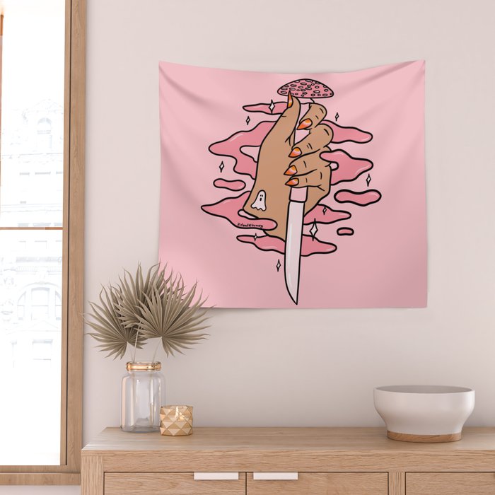 Mushroom Dagger Wall Tapestry Gallery Image 2