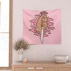 Mushroom Dagger Wall Tapestry Gallery Image 2