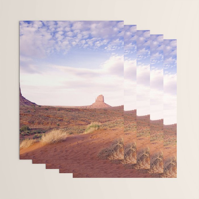 Monument Valley View, Arizona, color photographic National Park art print Wrapping Paper Gallery Image 3