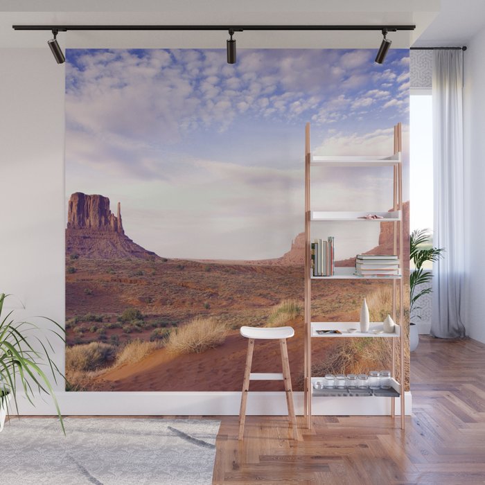 Monument Valley View, Arizona, color photographic National Park art print Wall Mural Gallery Image 1