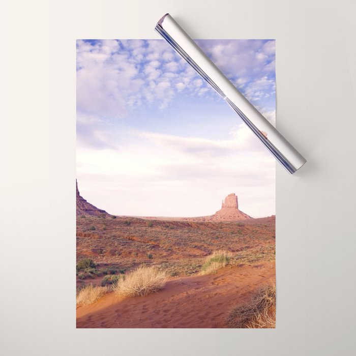 Monument Valley View, Arizona, color photographic National Park art print Wrapping Paper Gallery Image 1