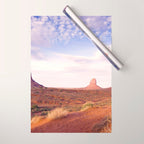 Monument Valley View, Arizona, color photographic National Park art print Wrapping Paper Gallery Image 1