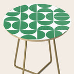 Mid Century Modern Geometric 04 Green Side Table Gallery Image 2