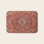 Kashan  Antique Central Persian Rug Print Bath Mat Gallery Image 1