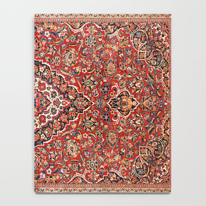 Kashan  Antique Central Persian Rug Print Notebook Gallery Image 4