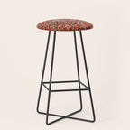Kashan  Antique Central Persian Rug Print Stool Gallery Image 1