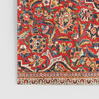 Kashan  Antique Central Persian Rug Print Poster Gallery Image 3