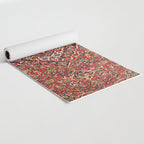 Kashan  Antique Central Persian Rug Print Yoga Mat Gallery Image 2