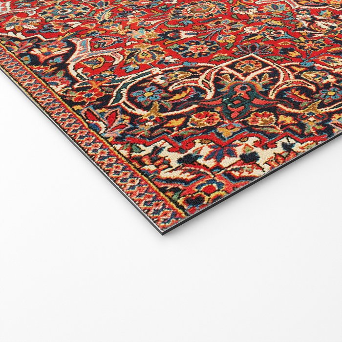 Kashan  Antique Central Persian Rug Print Welcome Mat Gallery Image 2