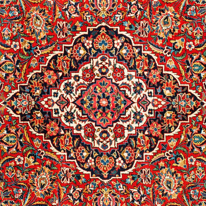 Kashan  Antique Central Persian Rug Print Coffee Mug Gallery Image 2