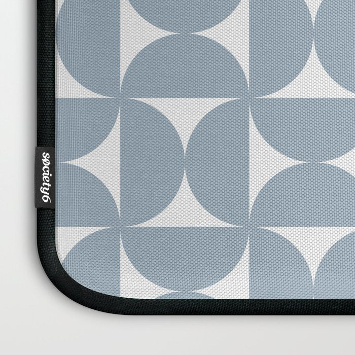 Bauhaus Mid Century Modern Geometric Pattern XII Laptop Sleeve Gallery Image 3