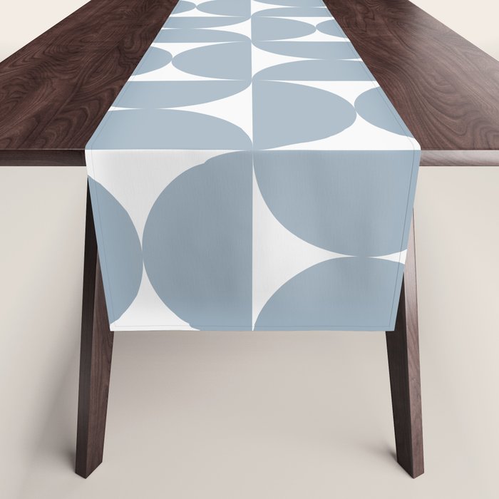 Bauhaus Mid Century Modern Geometric Pattern XII Table Runner Gallery Image 1