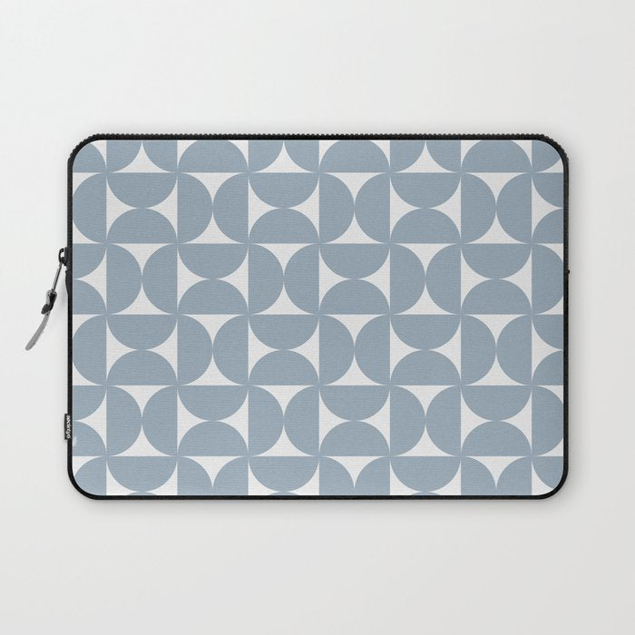 Bauhaus Mid Century Modern Geometric Pattern XII Laptop Sleeve Gallery Image 1